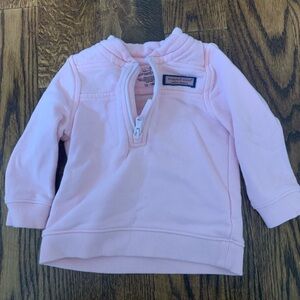 Vineyard Vines Pink Baby Quarter Zip